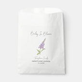 Baby in Bloom l Foxglove Seeds Baby shower Bedankzakje (Voorkant)