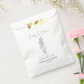 Baby in Bloom l Hyacint Seeds Baby shower Bedankzakje (Gezegeld)