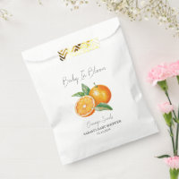 Baby in Bloom L Oranje zaden Baby shower