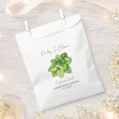 Baby in Bloom l Oregano Seeds Baby shower Bedankzakje (Geknipt)