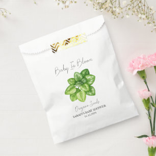Baby in Bloom l Oregano Seeds Baby shower Bedankzakje