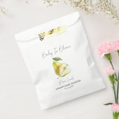 Baby in Bloom l Pear Seeds Baby shower Bedankzakje (Gezegeld)