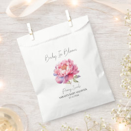 Baby in Bloom l Peony Seeds Baby shower Bedankzakje