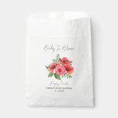 Baby in Bloom L Poppy Seeds Baby shower Bedankzakje (Voorkant)
