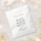 Baby in Bloom l Wildflower Seeds Baby shower Bedankzakje (Geknipt)