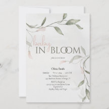 Baby in Bloom Lente Bloem Bloemen Bloemen Baby sho