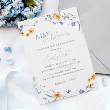 Baby in Bloom Lente Bloemen Baby Shower