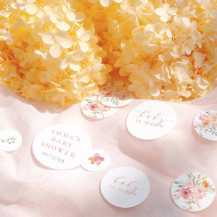Baby In Bloom Lente Bloemen Meisje Baby Shower Confetti
