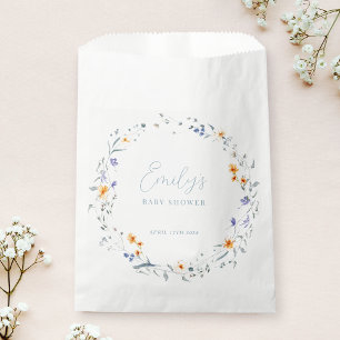 Baby in Bloom Lente Zomer Bloemige Baby Shower Bedankzakje