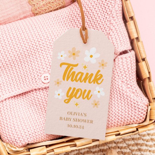 Baby in Bloom Lentekraamfeest Favorietje Cadeaulabel