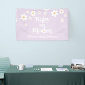 Baby in Bloom Lilac Daisy boho shower spandoek (Beurs)