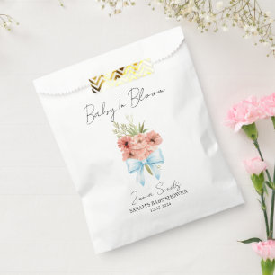 Baby In Bloom Lint Zinnia Zaden Baby Shower Bedankzakje