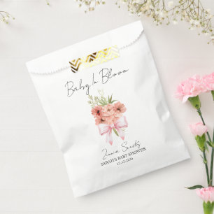 Baby In Bloom Lint Zinnia Zaden Baby Shower Bedankzakje