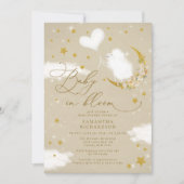 Baby in Bloom Little Lamb Baby shower Kaart (Voorkant)