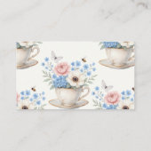 Baby in Bloom Luier Raffle Baby shower Informatiekaartje (Achterkant)