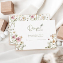 Baby in Bloom Luier Raffle Meisje Baby shower