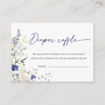 Baby in Bloom Luier Raffle Spring Baby shower