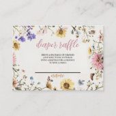 Baby in Bloom Luier Raffle Ticket (Voorkant)