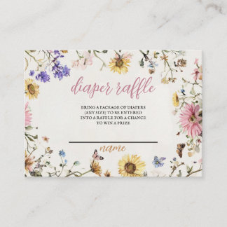 Baby in Bloom Luier Raffle Ticket