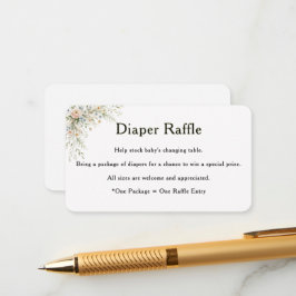 Baby In Bloom Luiers Raffle Insteekkaart Informatiekaartje