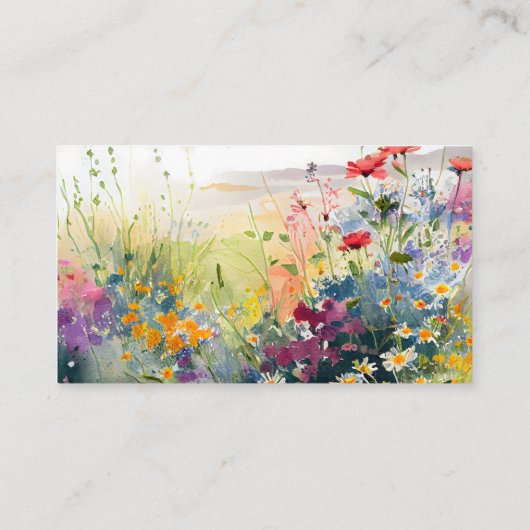 Baby in Bloom | Luierspoel Baby shower van Floral Informatiekaartje (Achterkant)