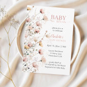 baby in bloom meisje babyshower uitnodiging