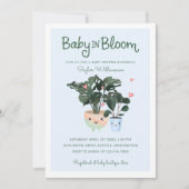 Baby in Bloom Moeder & Baby Boy Gepotte Planten Kaart (Voorkant)