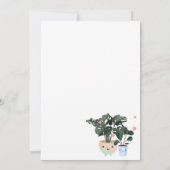 Baby in Bloom Moeder & Baby Boy Gepotte Planten Kaart (Achterkant)