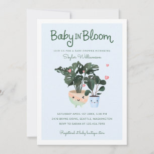 Baby in Bloom Moeder & Baby Boy Gepotte Planten Kaart