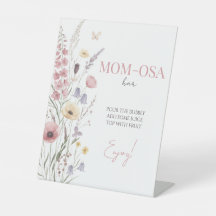 Baby in Bloom Momosa Wilde Bloemen Bord