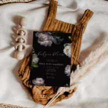 Baby in Bloom Moody Pioen Donkere Bloemen Baby Sho