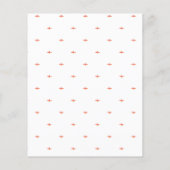 Baby in Bloom Mooie Perzik Tuin Landelijk (Achterkant)