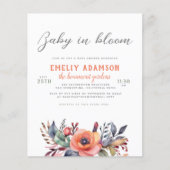 Baby in Bloom Mooie Perzik Tuin Landelijk (Voorkant)