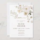 Baby in Bloom Neutral Wildflower Baby shower Kaart (Voorkant)