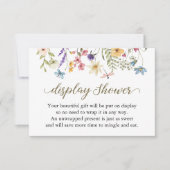 Baby in Bloom Onverpakt Baby shower Geschenken Kaa Kaart (Voorkant)