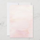 Baby in Bloom Pampas Grass Baby Girl Shower Kaart (Achterkant)