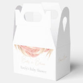 Baby in Bloom Pampas Grass Baby shower Bedankdoosjes (Geopend)