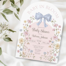 Baby In Bloom Pastelkleurige Wilde Bloemen Baby Sh
