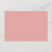 Baby in Bloom Pink Bow Luier Raffle Informatiekaartje (Achterkant)