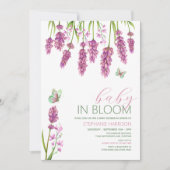 Baby in Bloom Pink Wildflower Baby shower Kaart (Voorkant)