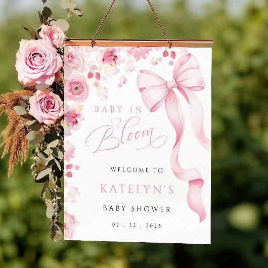 Baby in Bloom Poster | Digitale optie beschikbaar