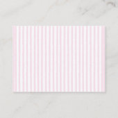 Baby in bloom preppy baby shower book request informatiekaartje (Achterkant)