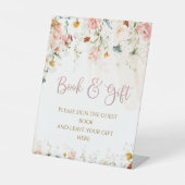 Baby in bloom  reclamebord met voetstuk (Voorkant)