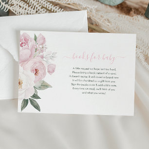 baby in bloom roze bloemen boeken voor baby kaart