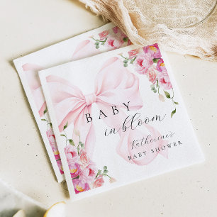 Baby in Bloom Roze Strik Servet