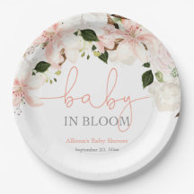 Baby in Bloom roze witte bloemenlelies