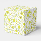 Baby in Bloom Shower  Flower Gender Neutral Bedankdoosjes (Achterkant)