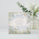 Baby in Bloom Shower Kaart (Staand voorkant)