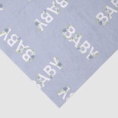 Baby in Bloom Shower Tissuepapier (Detail)