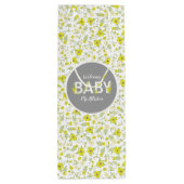 Baby in Bloom Shower Wijn Cadeautas (Achterkant)